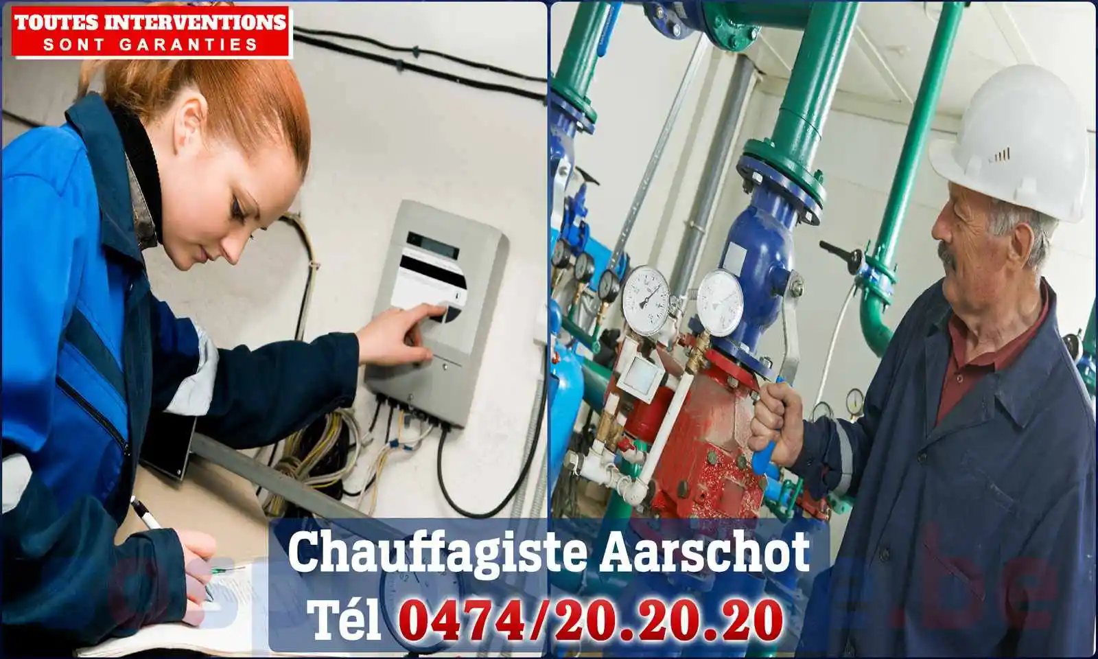 Chauffagiste agréé à Aarschot 3200