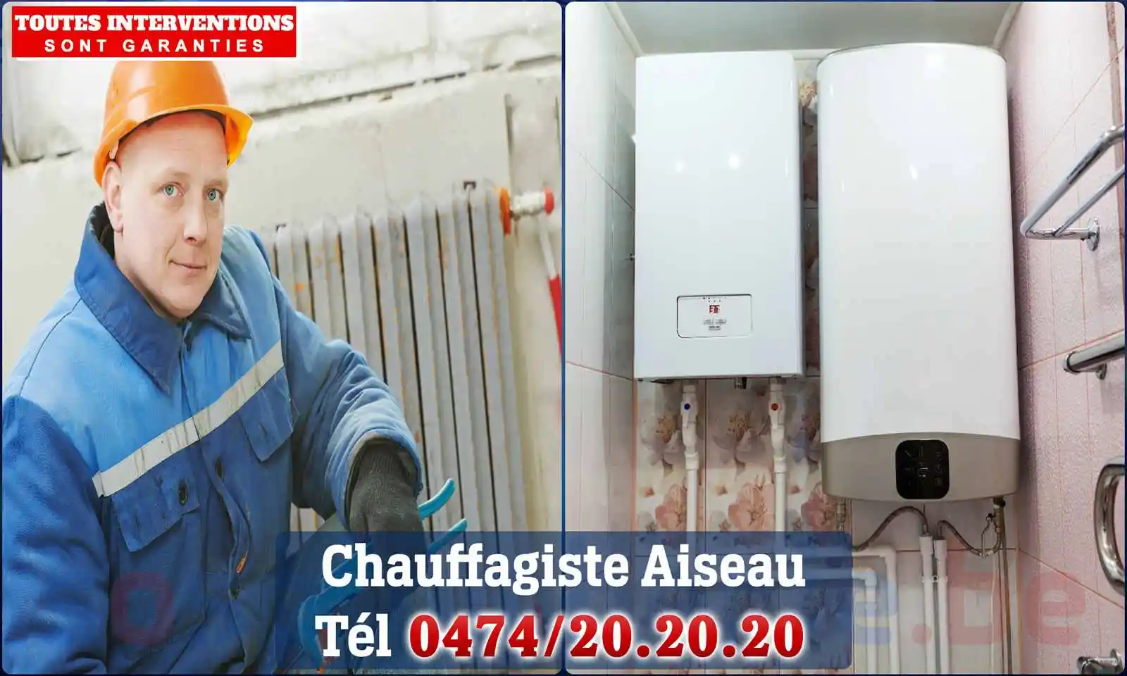 Chauffagiste agréé à Aiseau 6250