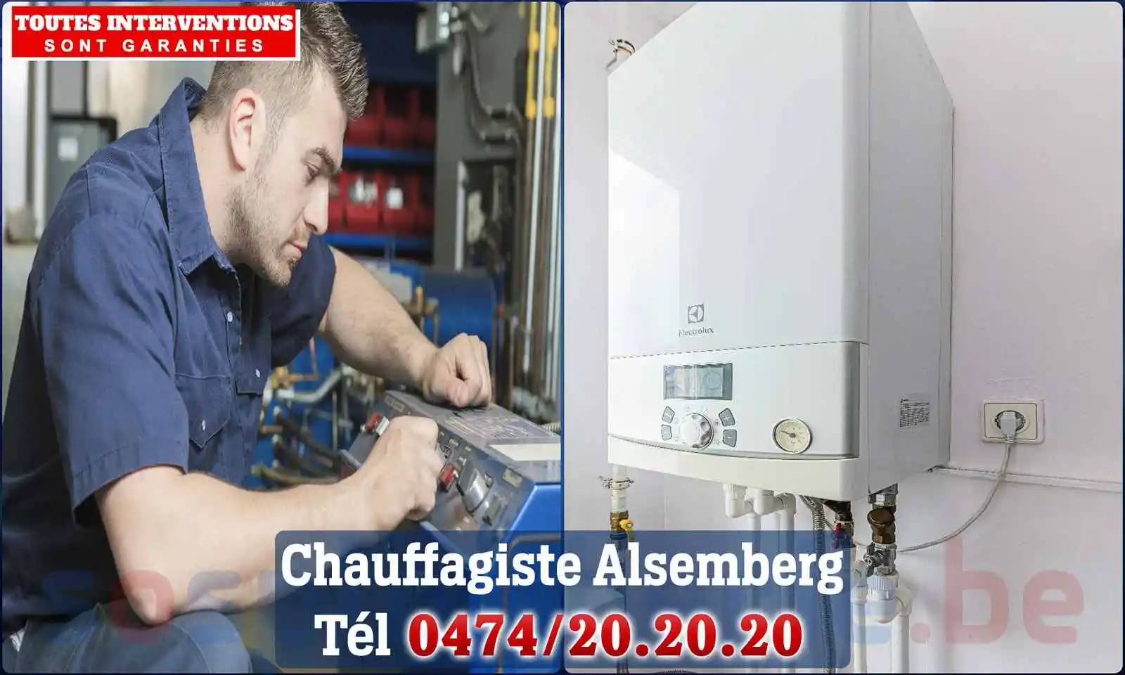 Chauffagiste agréé à Alsemberg 1652