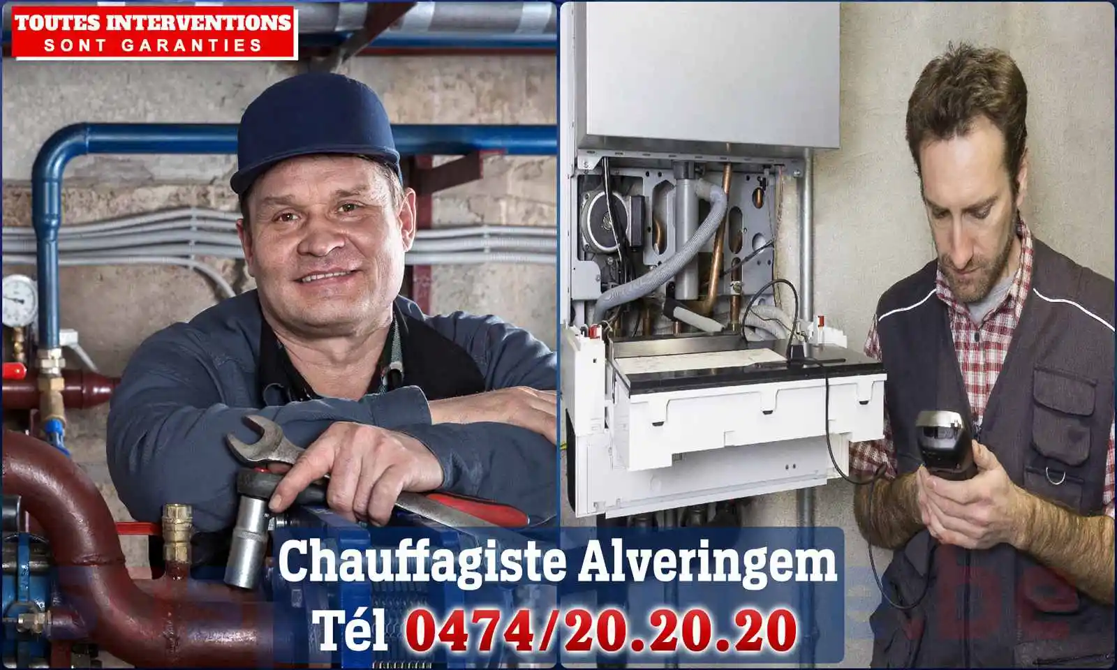 Chauffagiste agréé à Alveringem 8690