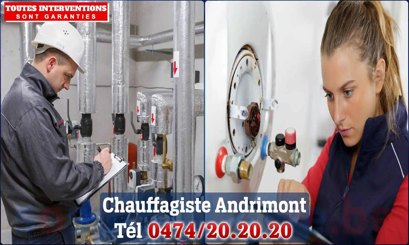 Chauffagiste agréé à Andrimont 4821