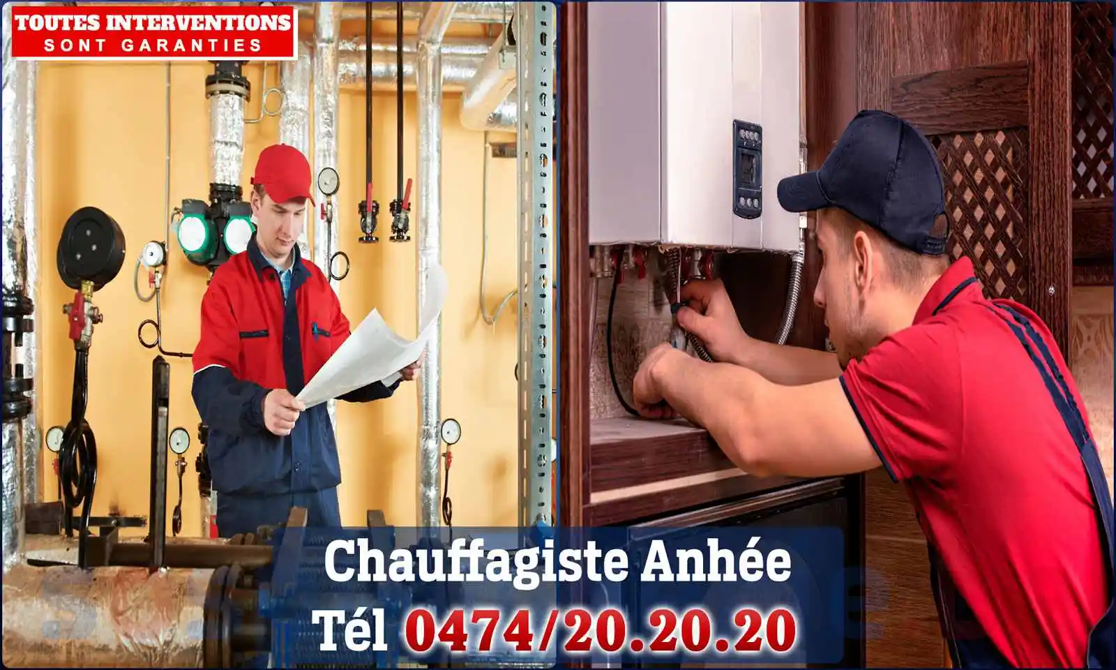 Chauffagiste agréé à Anhée 5537