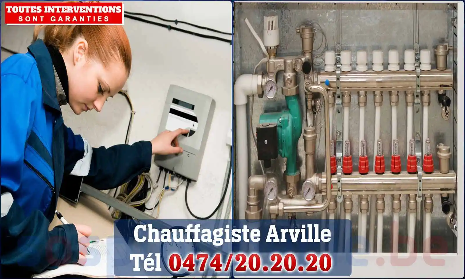 Chauffagiste agréé à Arville 6870