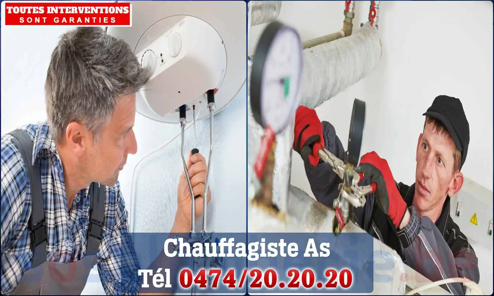 Chauffagiste agréé à As 3665