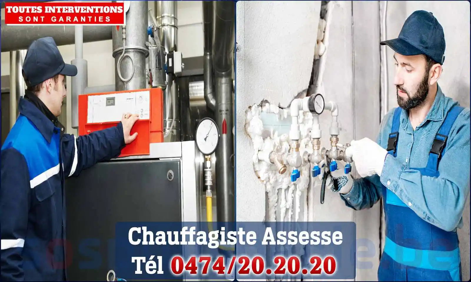 Chauffagiste agréé à Assesse 5330