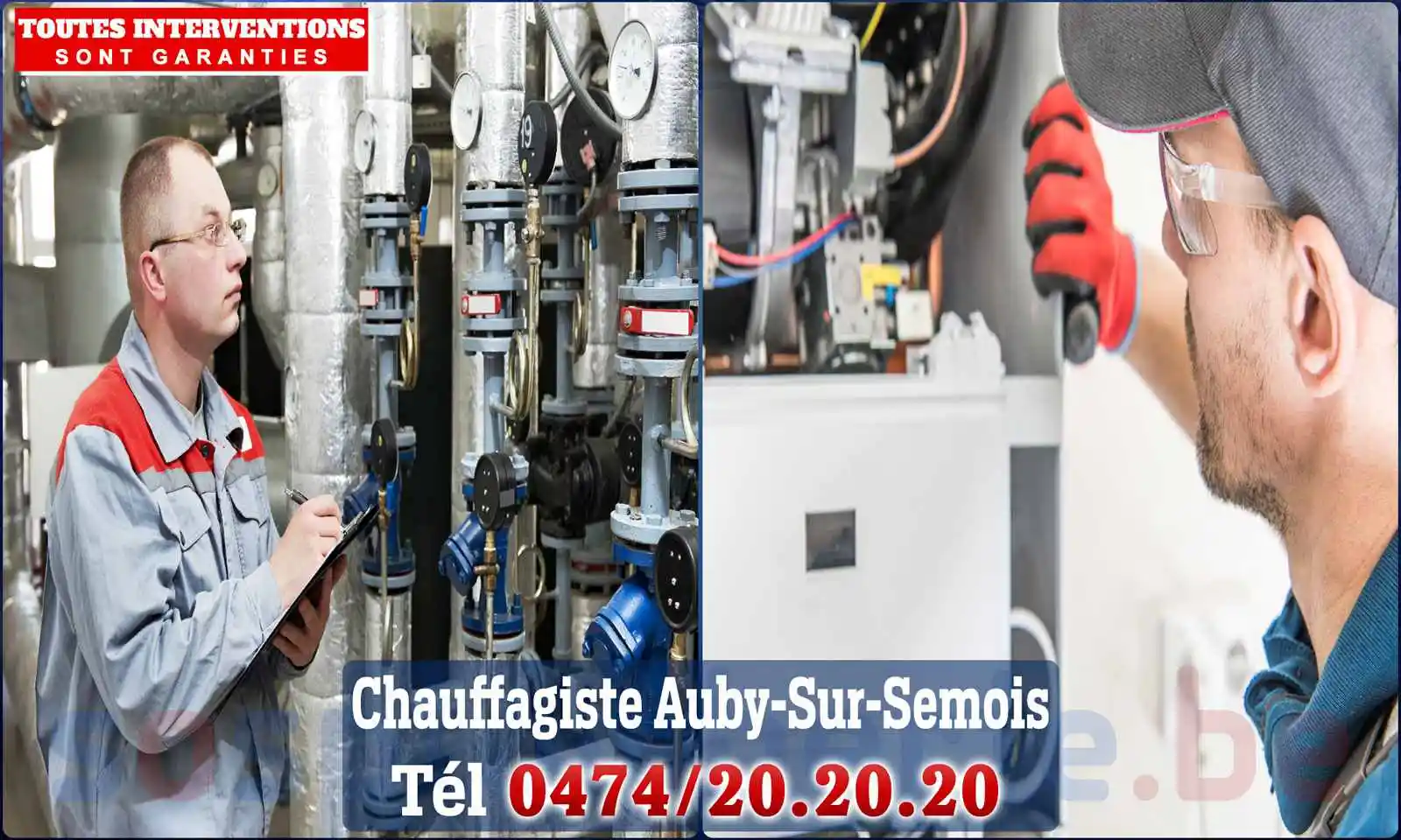 Chauffagiste agréé à Auby-sur-Semois 6880