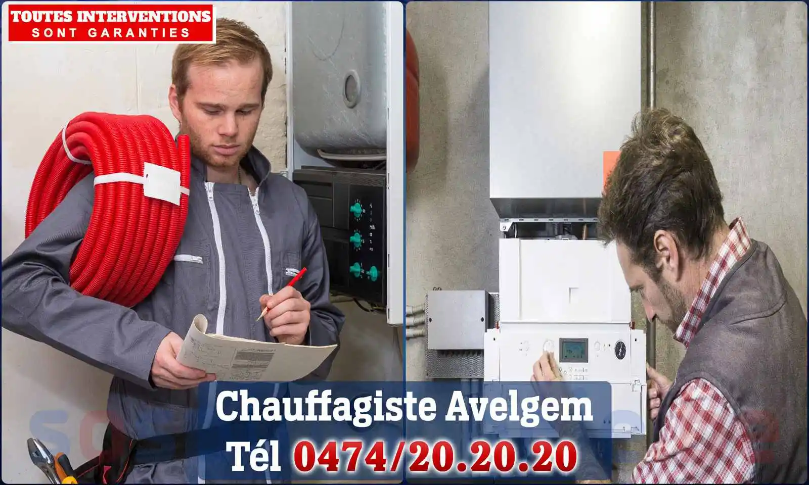 Chauffagiste agréé à Avelgem 8580