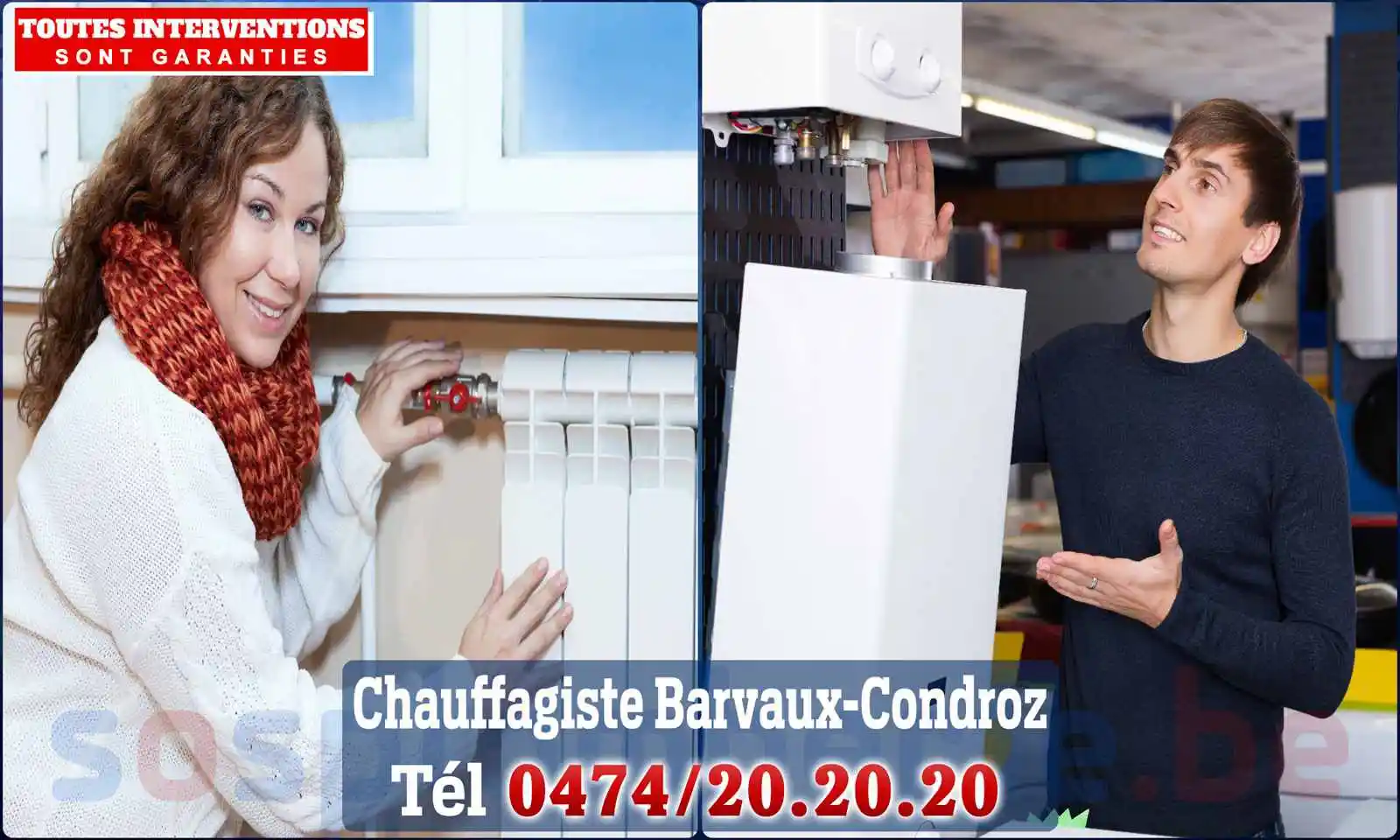 Chauffagiste agréé à Barvaux-Condroz 5370