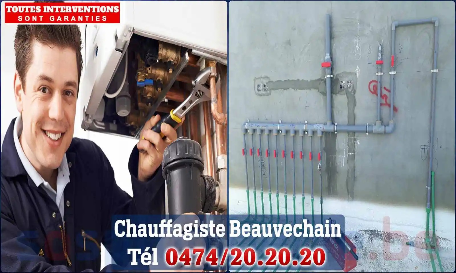 Chauffagiste agréé à Beauvechain 1320