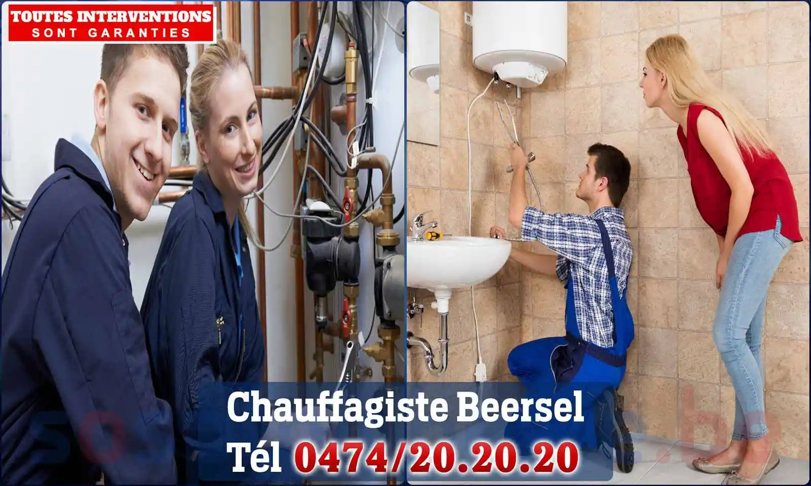 Chauffagiste agréé à Beersel 1650