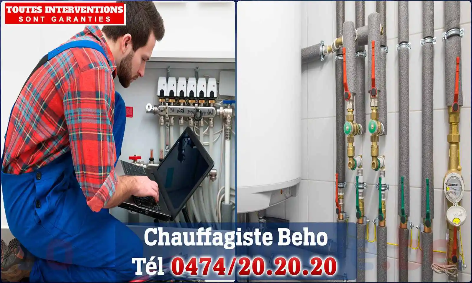 Chauffagiste agréé à Beho 6672