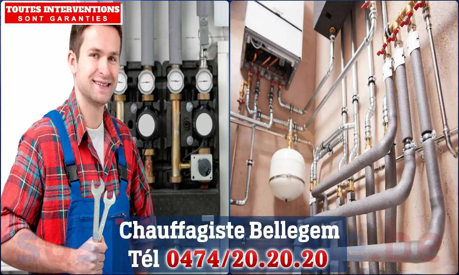 Chauffagiste agréé à Bellegem 8510