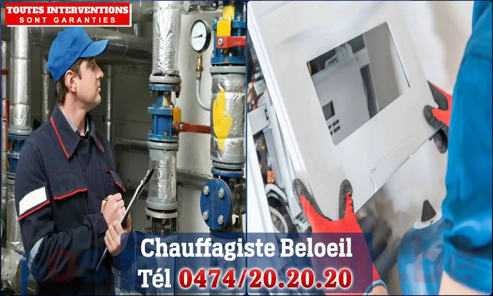 Chauffagiste agréé à Beloeil 7970