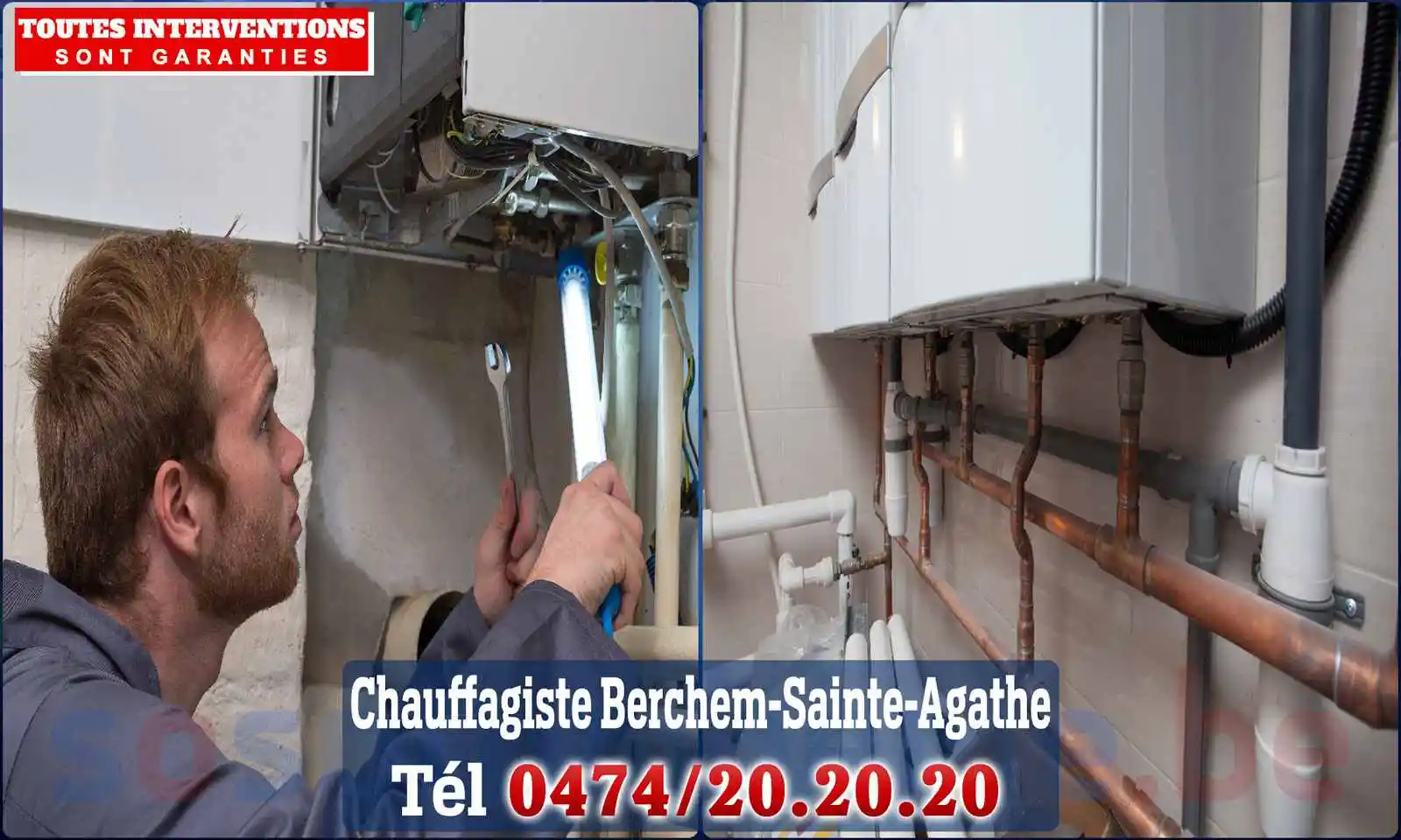 Chauffagiste agréé à Berchem-Sainte-Agathe 1082