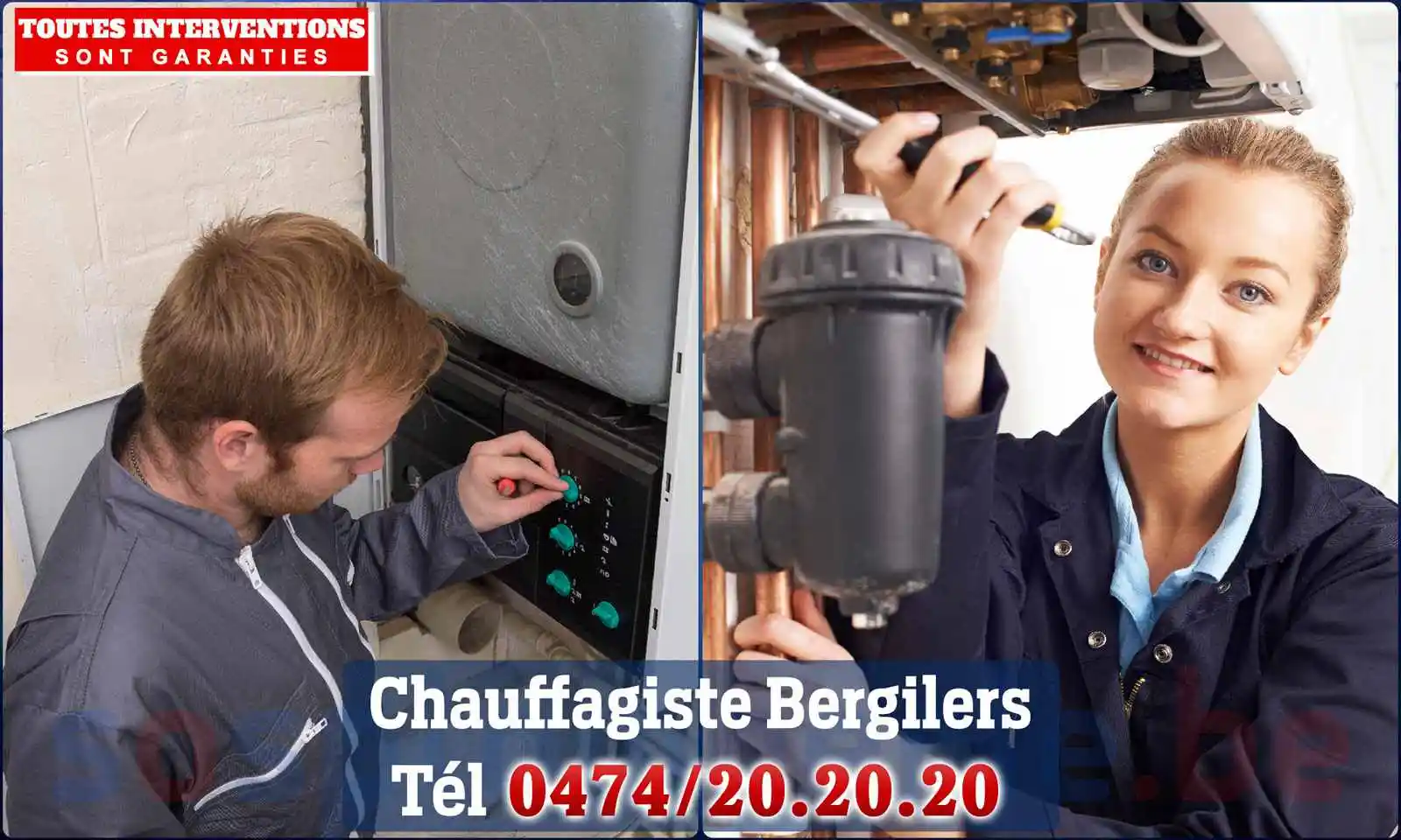 Chauffagiste agréé à Bergilers 4360