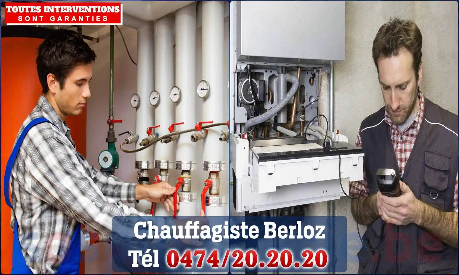 Chauffagiste agréé à Berloz 4257