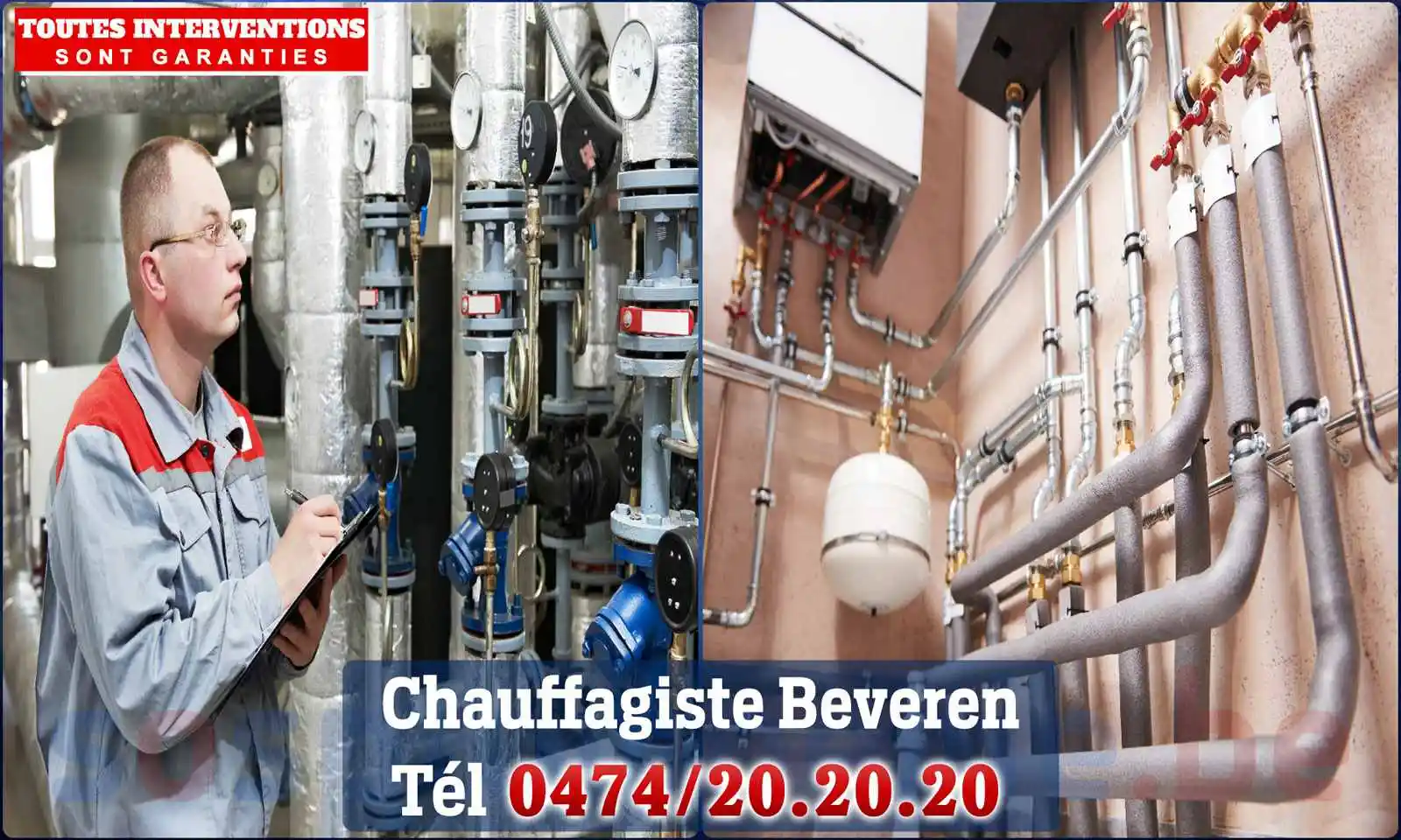 Chauffagiste agréé à Beveren 9120
