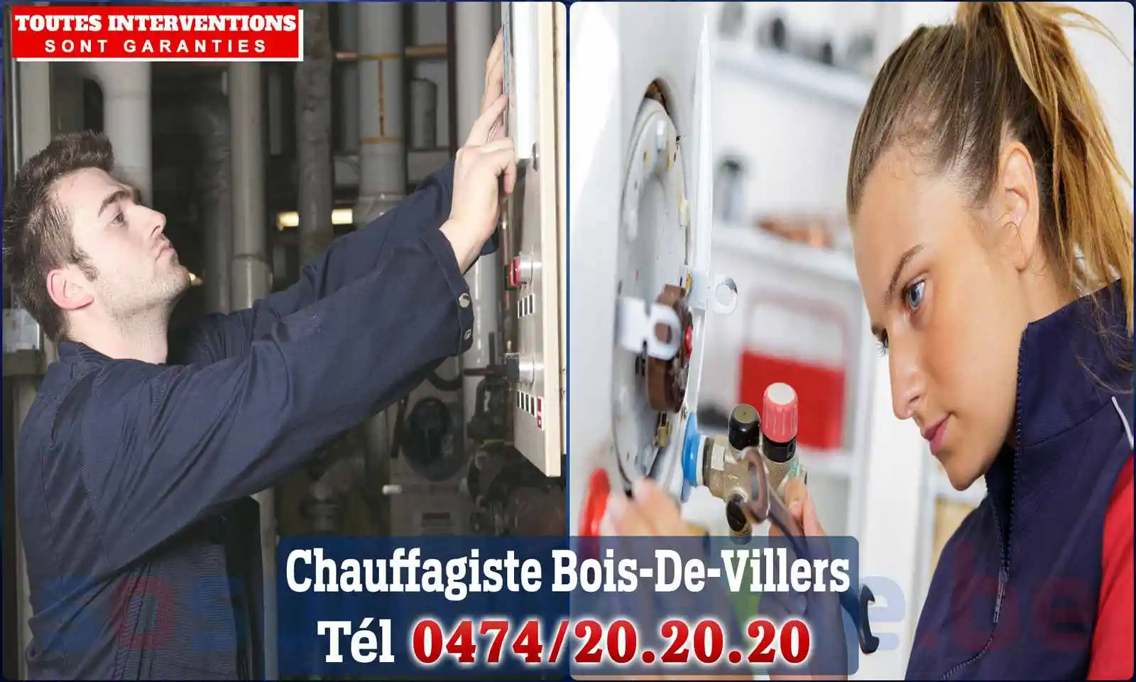 Chauffagiste agréé à Bois-de-Villers 5170