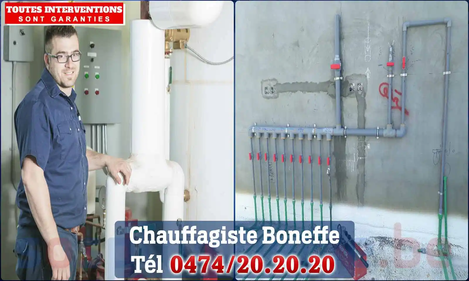 Chauffagiste agréé à Boneffe 5310