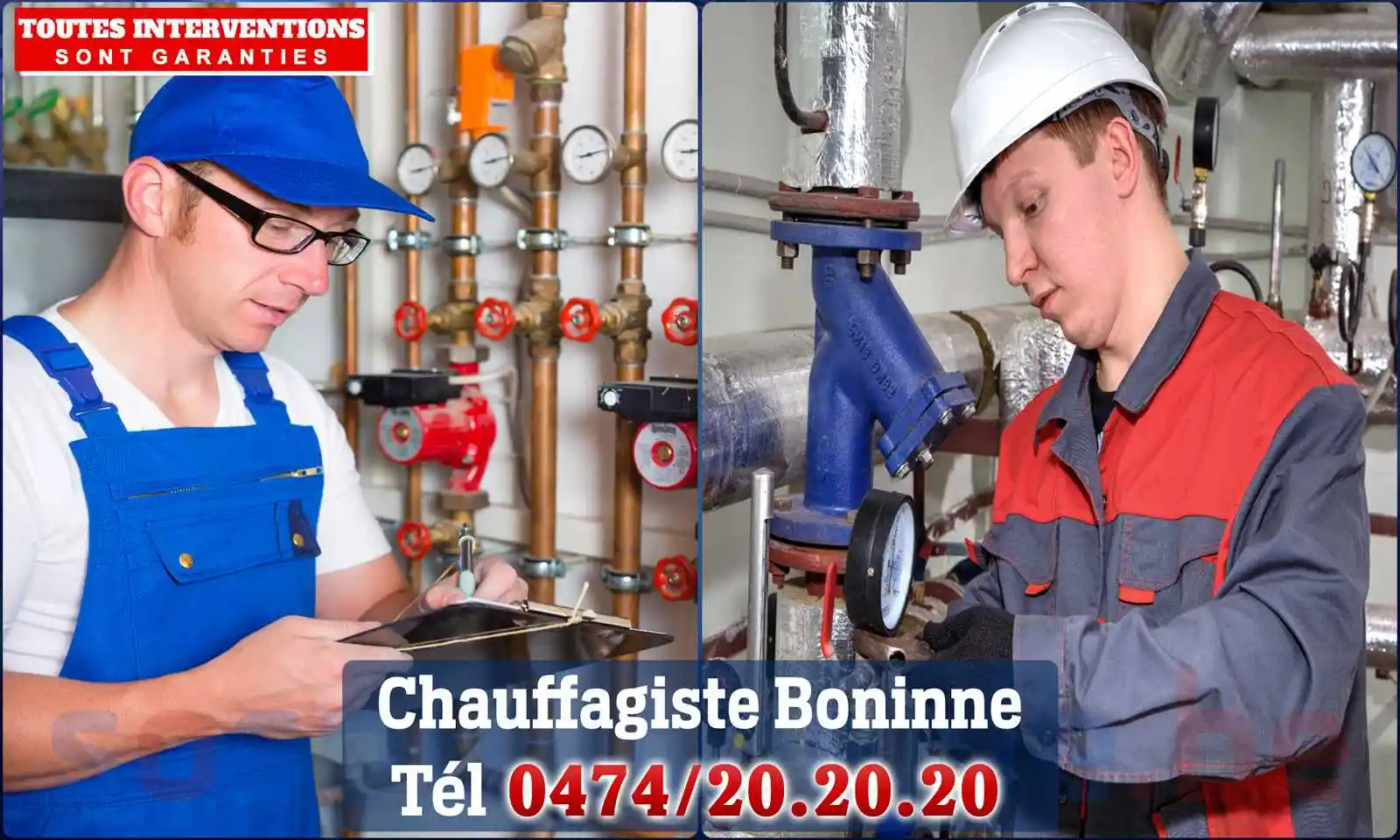 Chauffagiste agréé à Boninne 5021