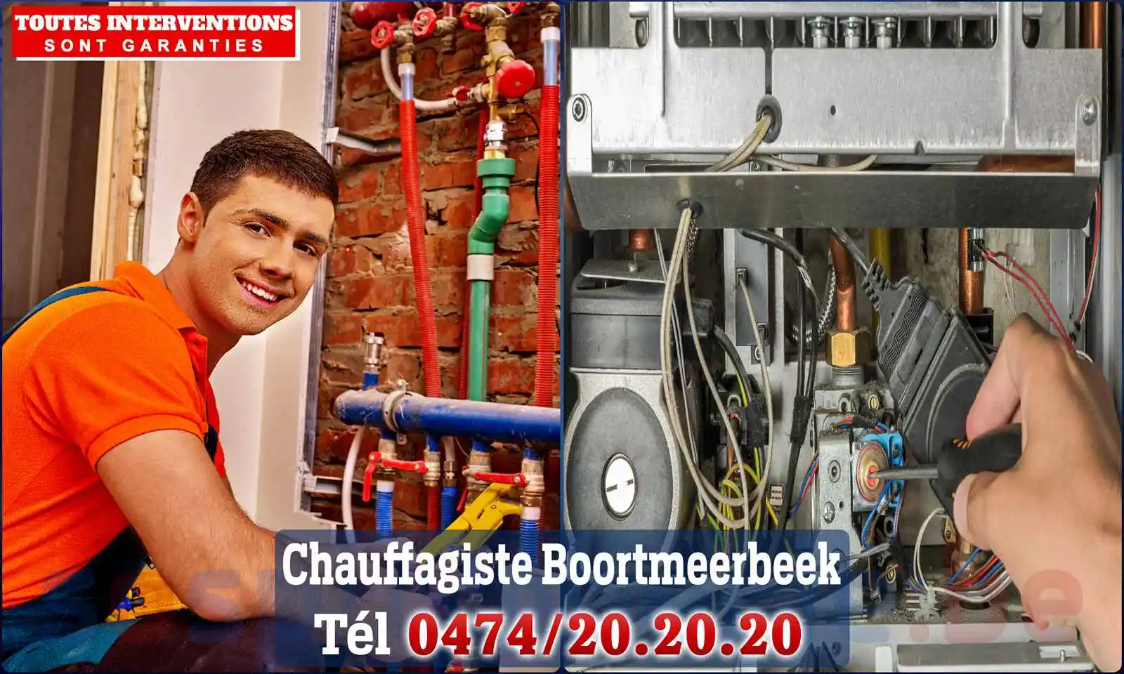 Chauffagiste agréé à Boortmeerbeek 3190