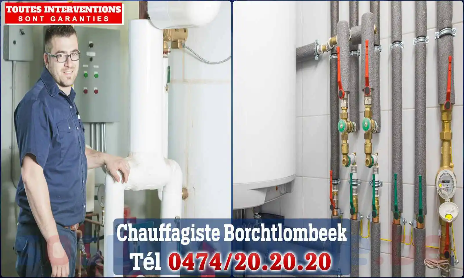 Chauffagiste agréé à Borchtlombeek 1760