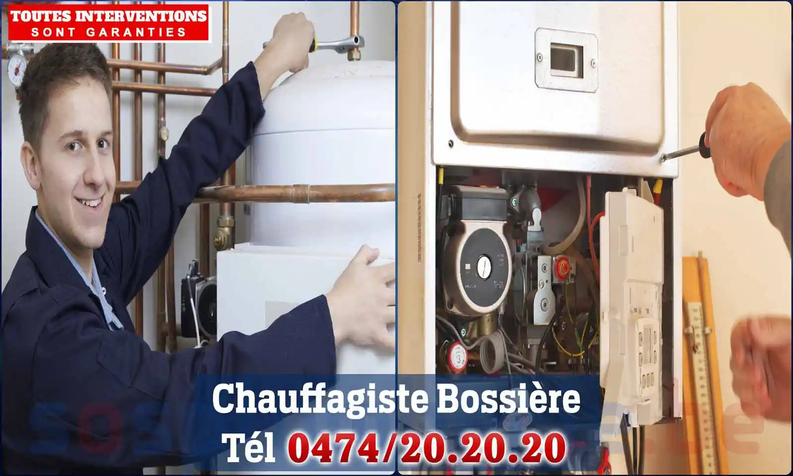 Chauffagiste agréé à Bossière 5032