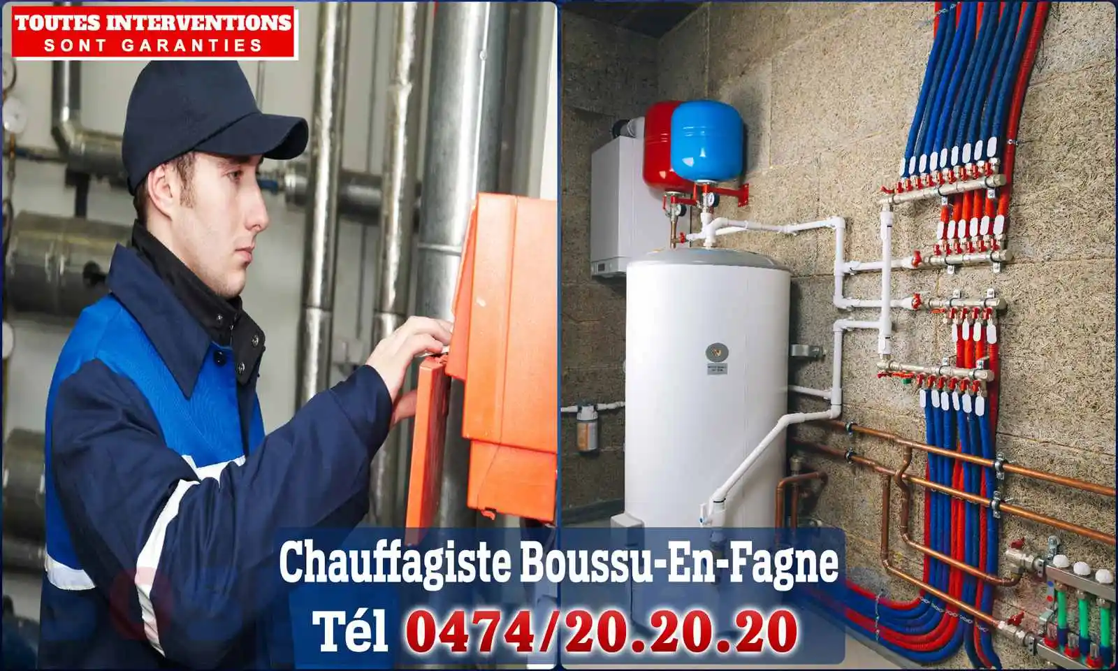 Chauffagiste agréé à Boussu-en-Fagne 5660