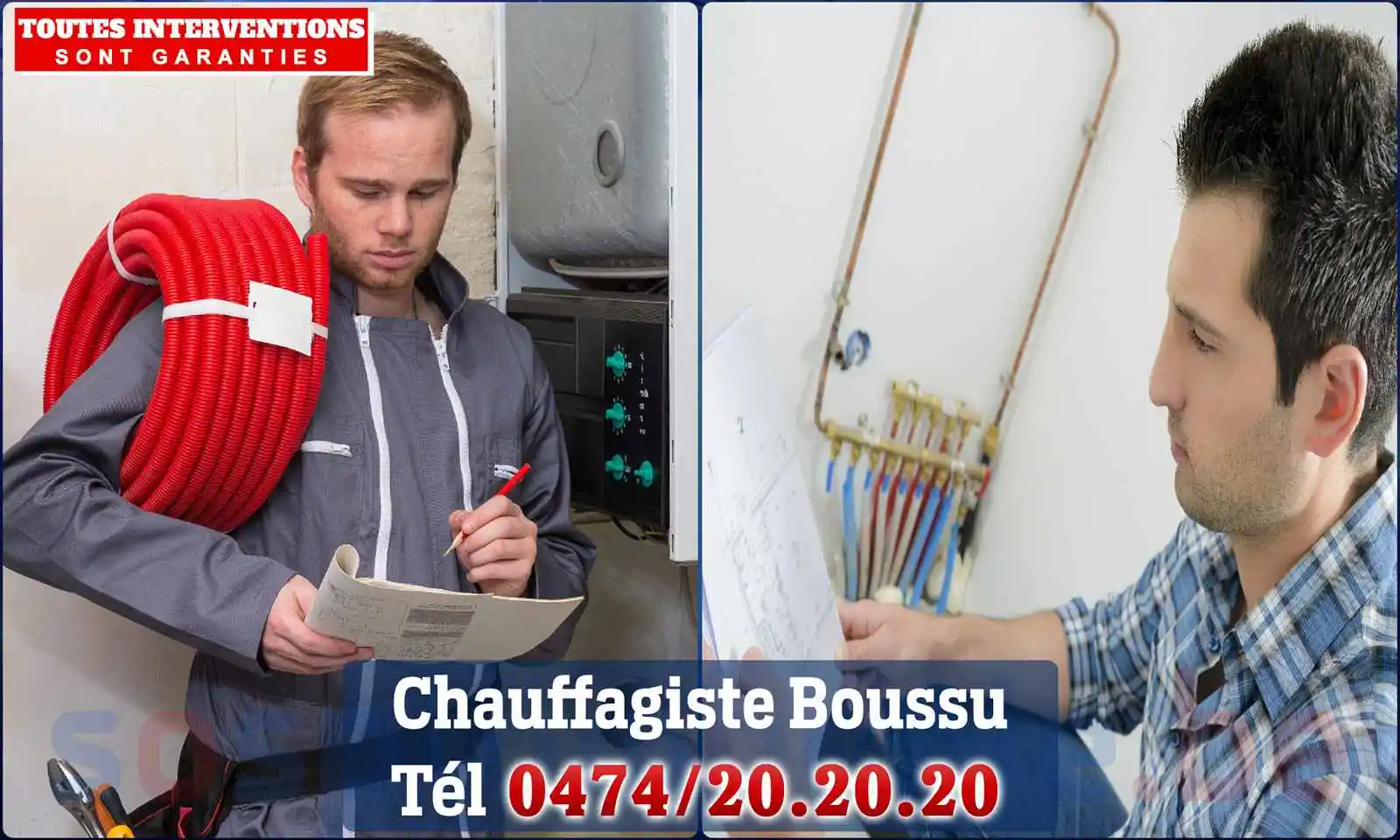 Chauffagiste agréé à Boussu 7300