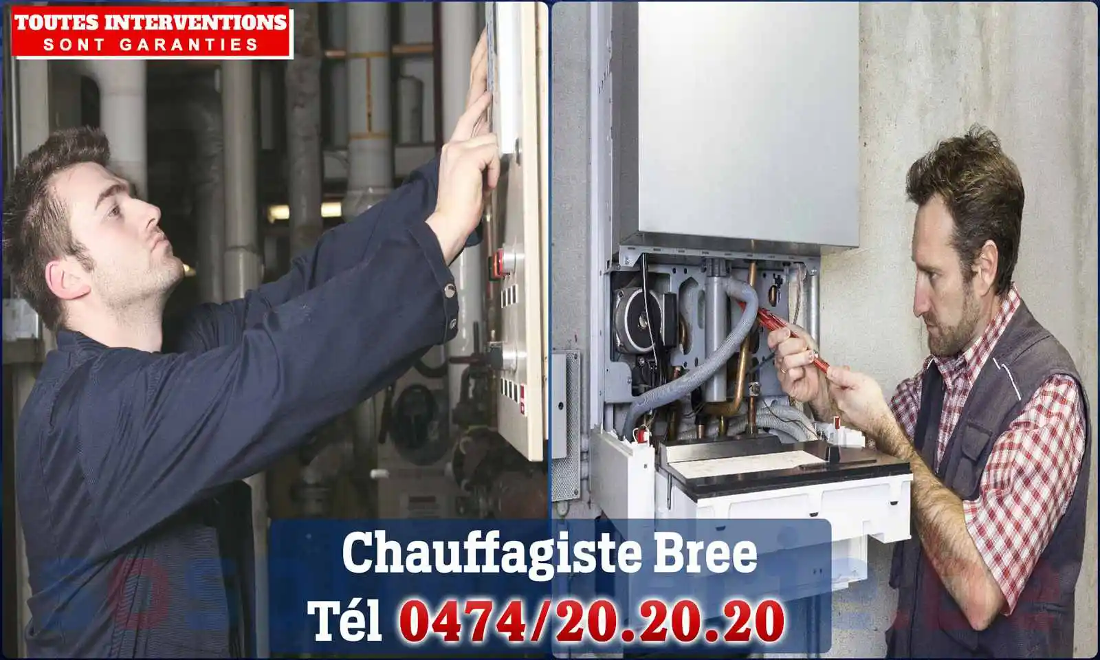 Chauffagiste agréé à Bree 3960