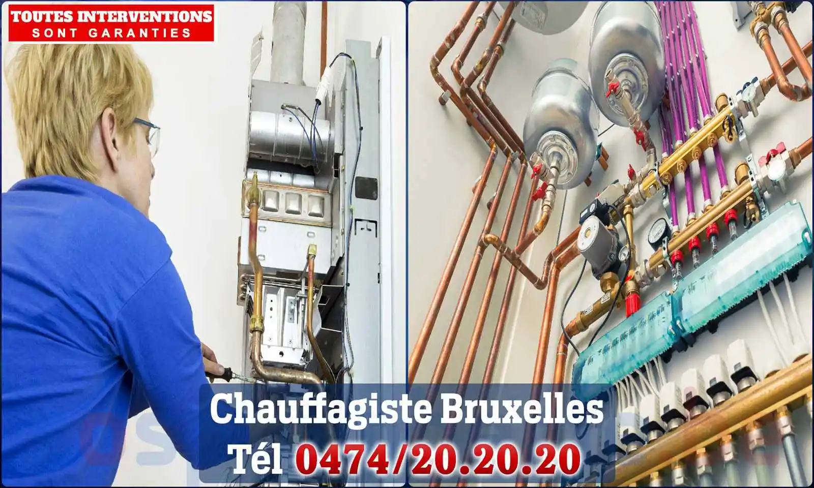 Chauffagiste agréé à Bruxelles (Brussel) 1000