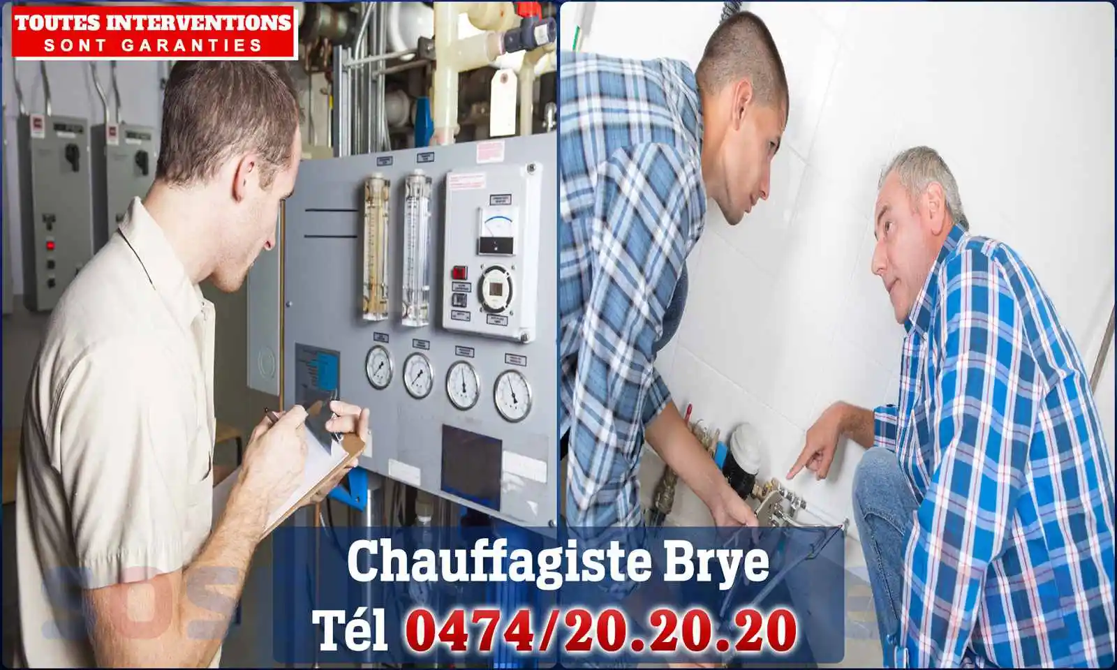 Chauffagiste agréé à Brye 6222