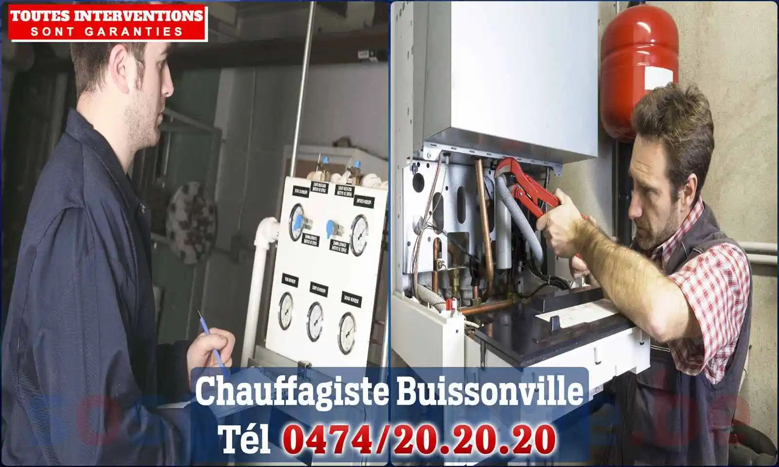Chauffagiste agréé à Buissonville 5580