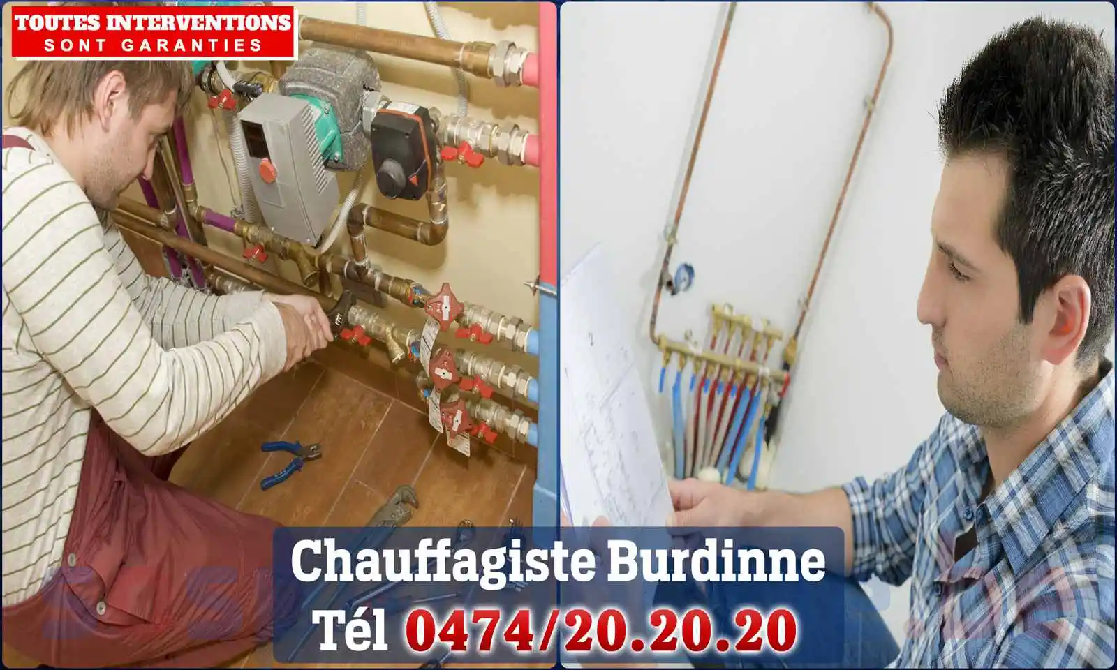 Chauffagiste agréé à Burdinne 4210