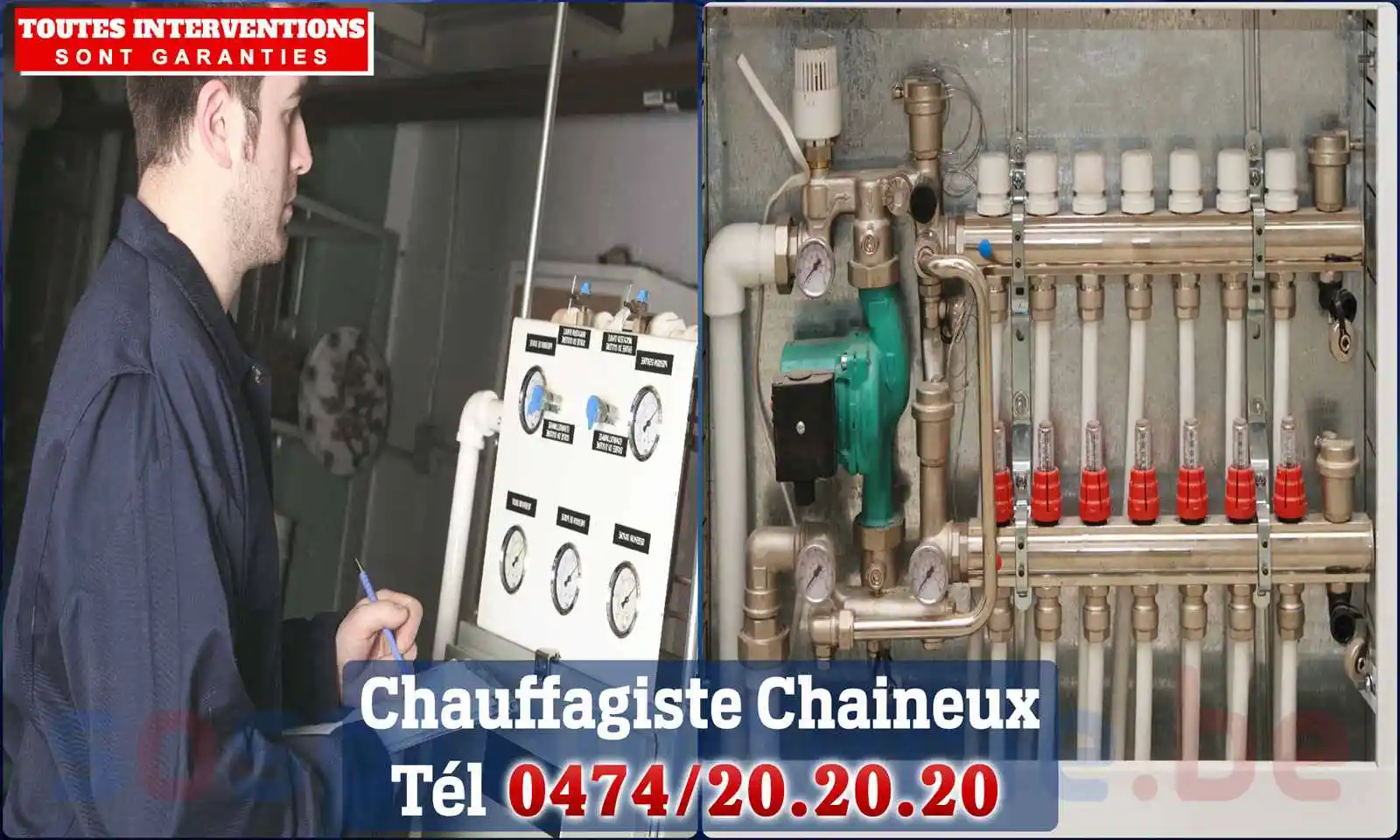 Chauffagiste agréé à Chaineux 4650