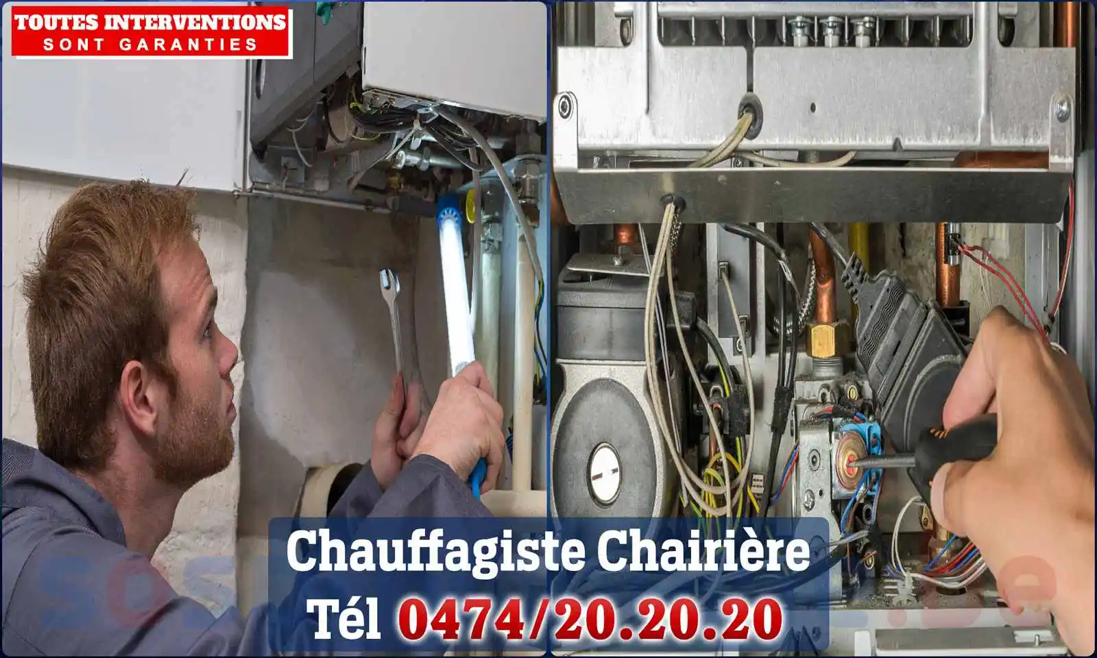 Chauffagiste agréé à Chairière 5550