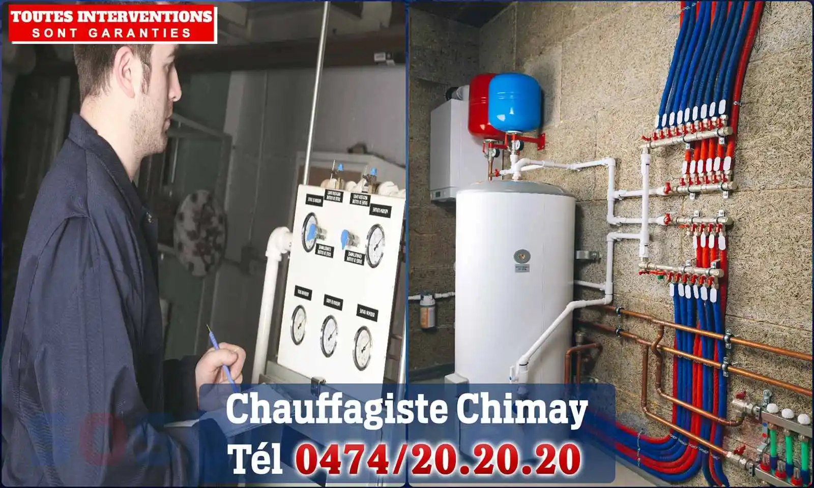 Chauffagiste agréé à Chimay 6460