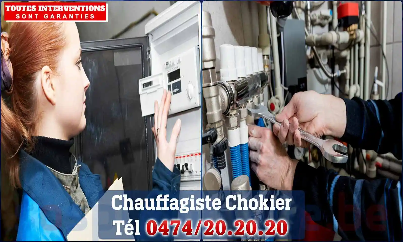 Chauffagiste agréé à Chokier 4400