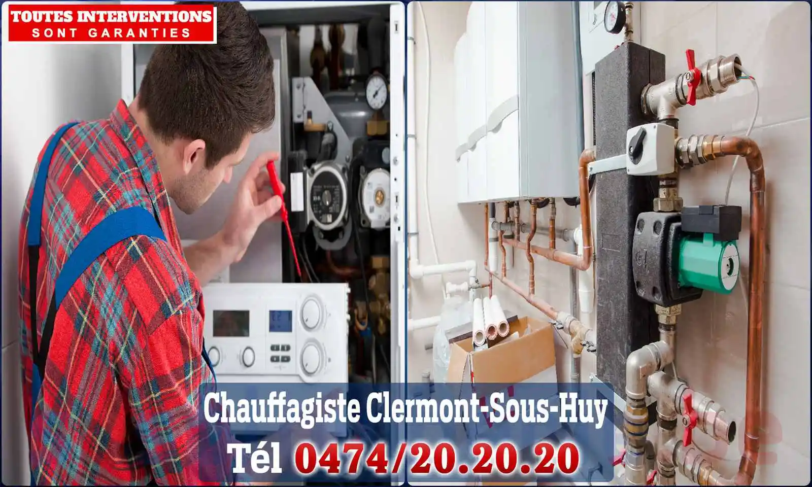 Chauffagiste agréé à Clermont-sous-Huy 4480