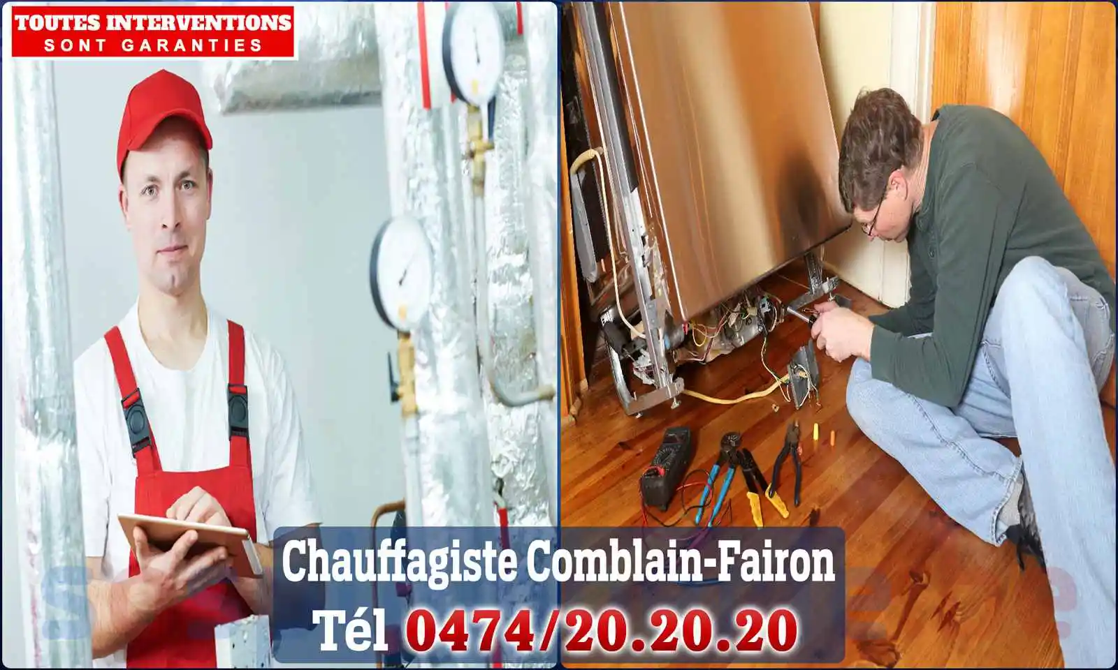 Chauffagiste agréé à Comblain-Fairon 4180