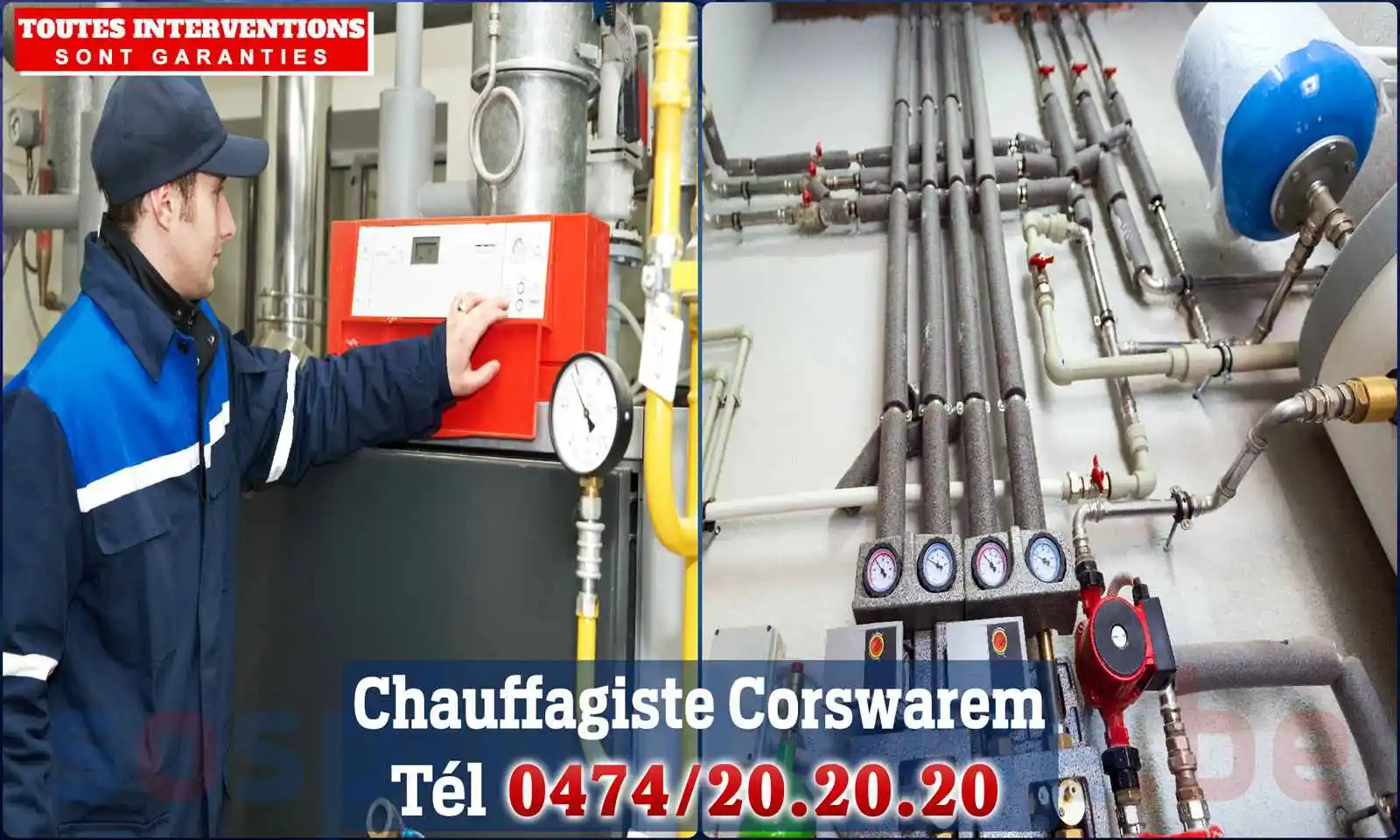 Chauffagiste agréé à Corswarem 4257