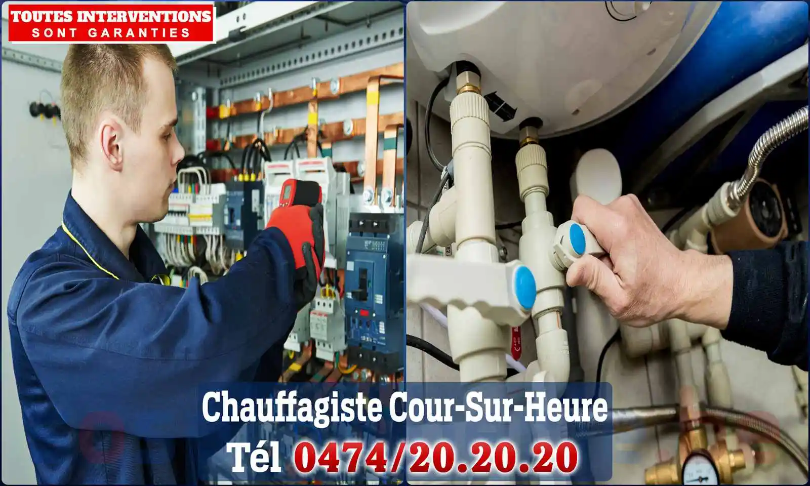 Chauffagiste agréé à Cour-sur-Heure 6120