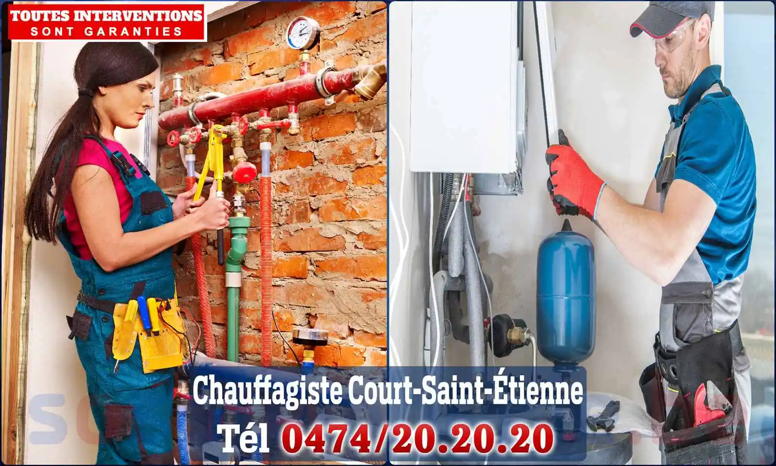 Chauffagiste agréé à Court-Saint-Etienne 1490