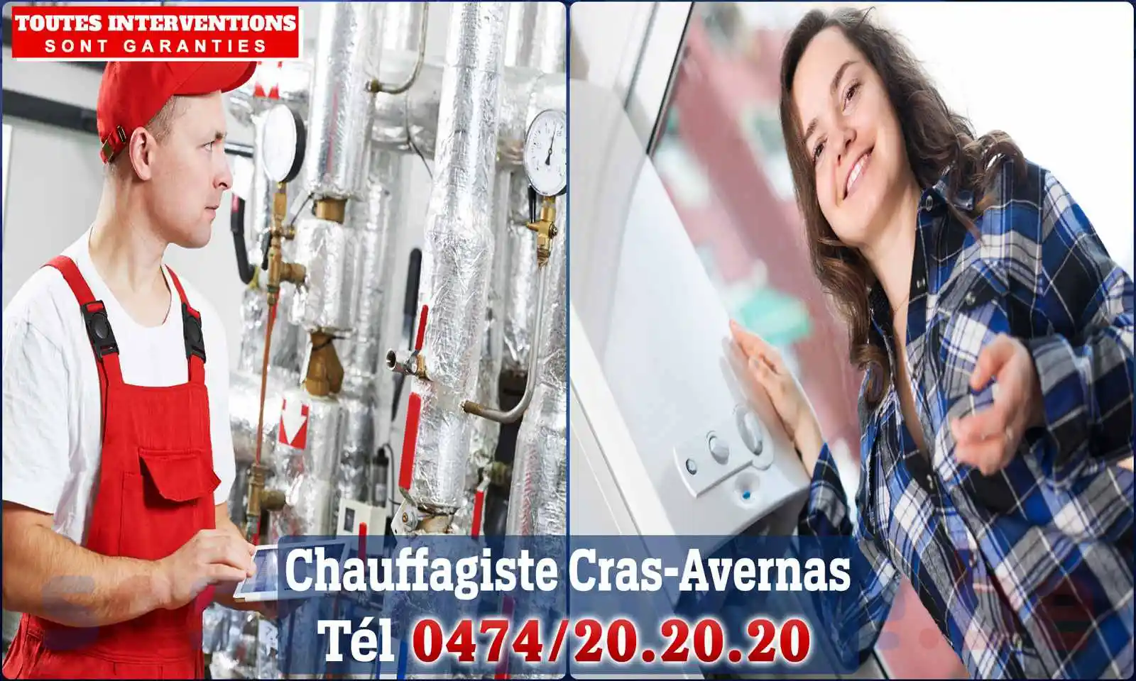 Chauffagiste agréé à Cras-Avernas 4280