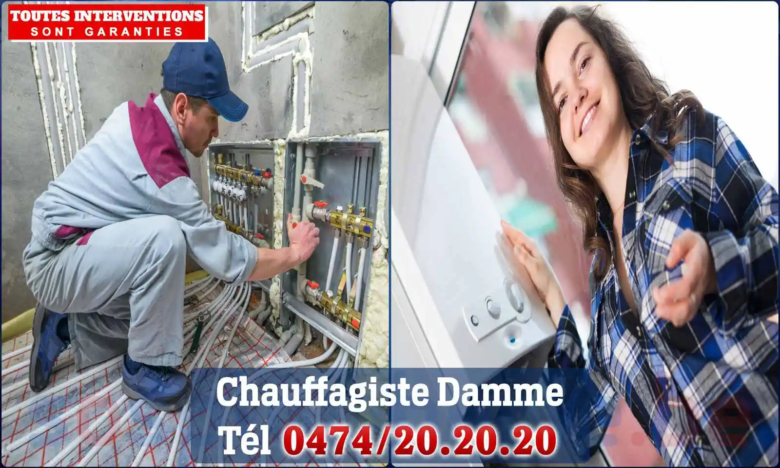 Chauffagiste agréé à Damme 8340