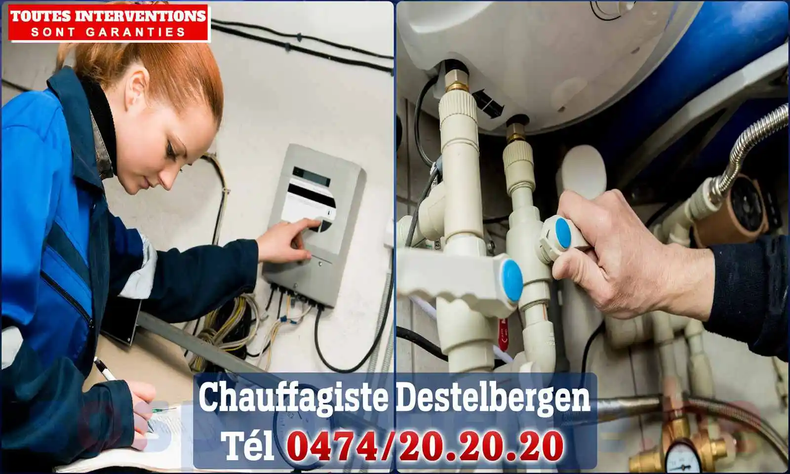 Chauffagiste agréé à Destelbergen 9070
