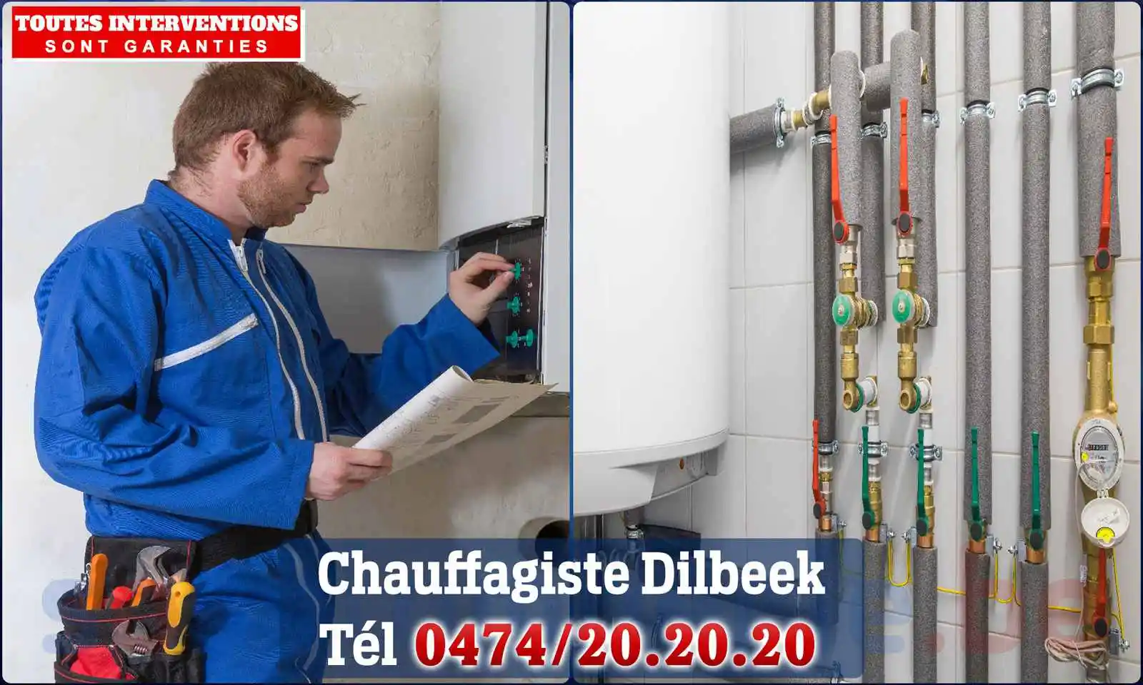 Chauffagiste agréé à Dilbeek 1700