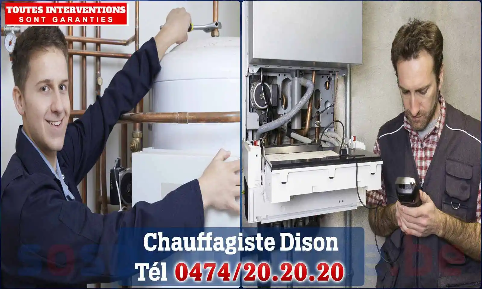 Chauffagiste agréé à Dison 4820