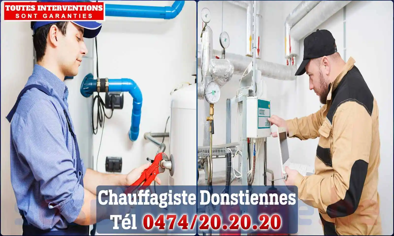 Chauffagiste agréé à Donstiennes 6536