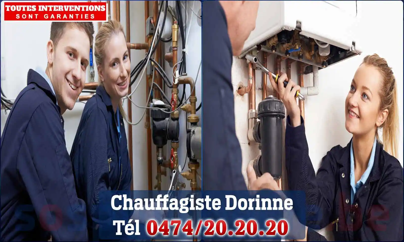 Chauffagiste agréé à Dorinne 5530